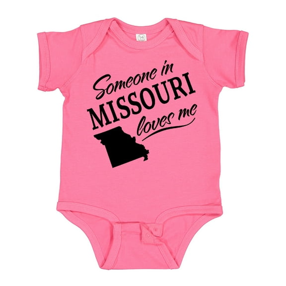 Inktastic Someone in Missouri Loves Me Boys or Girls Baby Bodysuit
