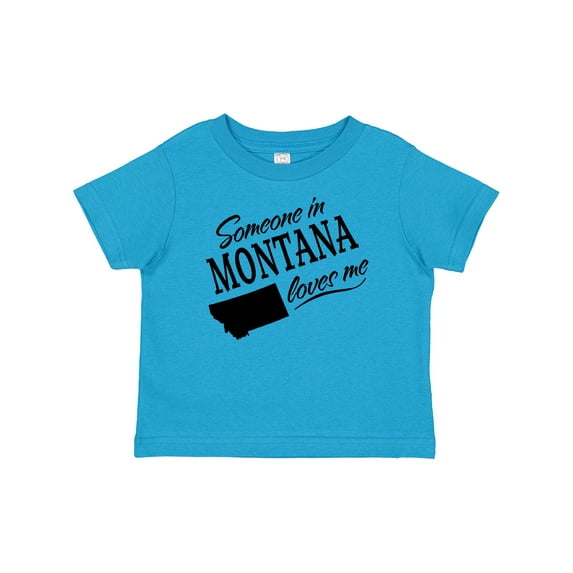 Inktastic Someone in Montana Loves Me Boys or Girls Baby T-Shirt