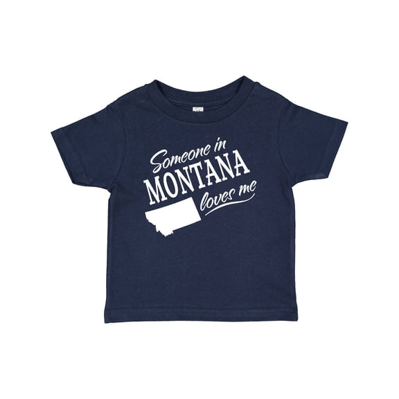 Inktastic Someone in Montana Loves Me Boys or Girls Baby T-Shirt