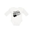 thumbnail image 1 of Inktastic Someone in Montana Loves Me Boys or Girls Long Sleeve Baby Bodysuit, 1 of 5