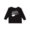 thumbnail image 1 of Inktastic Someone in Montana Loves Me Boys or Girls Long Sleeve Toddler T-Shirt, 1 of 4
