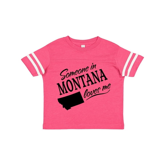 Inktastic Someone in Montana Loves Me Boys or Girls Toddler T-Shirt