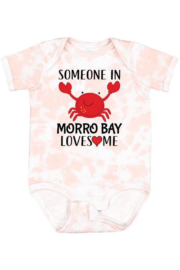 Someone in Morro Bay Loves Me Boys or Girls Baby Bodysuit
