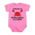 thumbnail image 1 of Inktastic Someone in Myrtle Beach Loves Me Boys or Girls Baby Bodysuit, 1 of 5