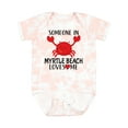thumbnail image 1 of Inktastic Someone in Myrtle Beach Loves Me Boys or Girls Baby Bodysuit, 1 of 5