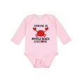 thumbnail image 1 of Inktastic Someone in Myrtle Beach Loves Me Boys or Girls Long Sleeve Baby Bodysuit, 1 of 5