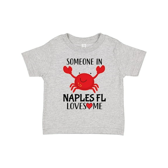 Inktastic Someone in Naples Florida Loves Me Boys or Girls Toddler T-Shirt