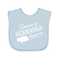 thumbnail image 1 of Inktastic Someone in Nebraska Loves Me Boys or Girls Baby Bib, 1 of 4