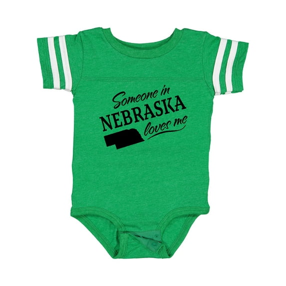 Inktastic Someone in Nebraska Loves Me Boys or Girls Baby Bodysuit