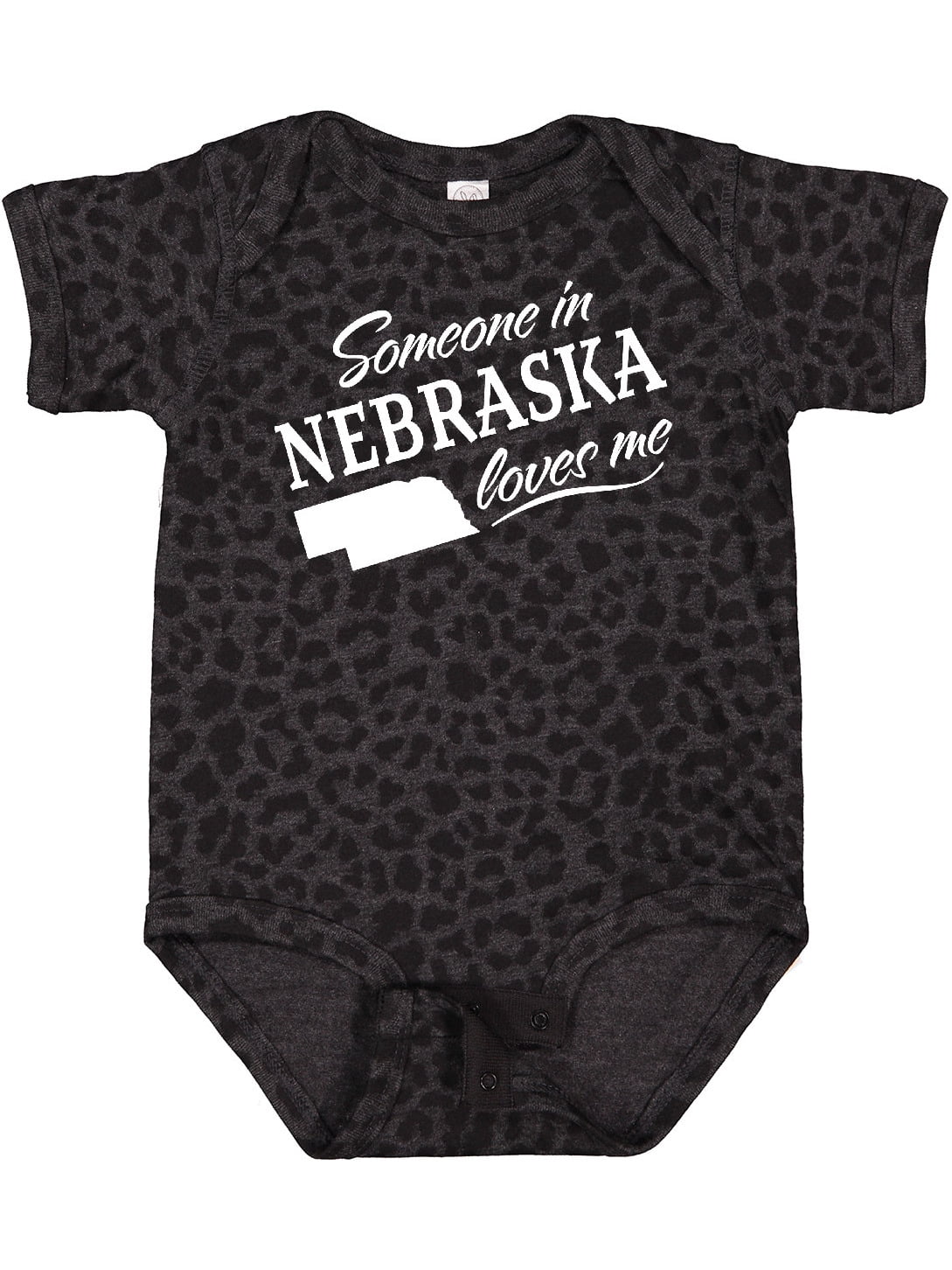 Inktastic Someone in Nebraska Loves Me Boys or Girls Baby Bodysuit