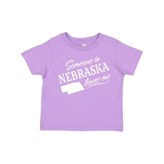 Inktastic Someone in Nebraska Loves Me Boys or Girls Toddler T-Shirt