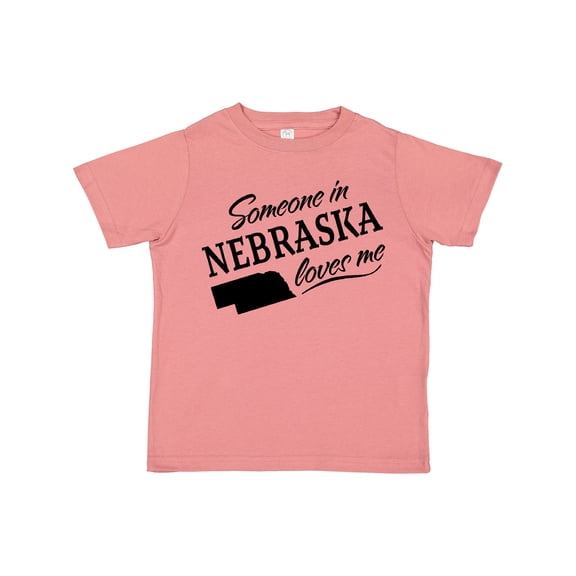 Inktastic Someone in Nebraska Loves Me Boys or Girls Toddler T-Shirt