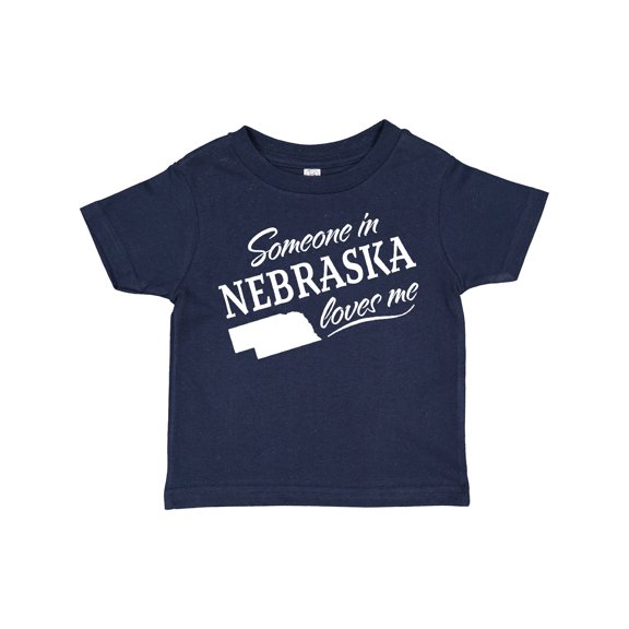 Inktastic Someone in Nebraska Loves Me Boys or Girls Toddler T-Shirt