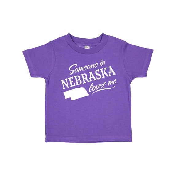 Inktastic Someone in Nebraska Loves Me Boys or Girls Toddler T-Shirt
