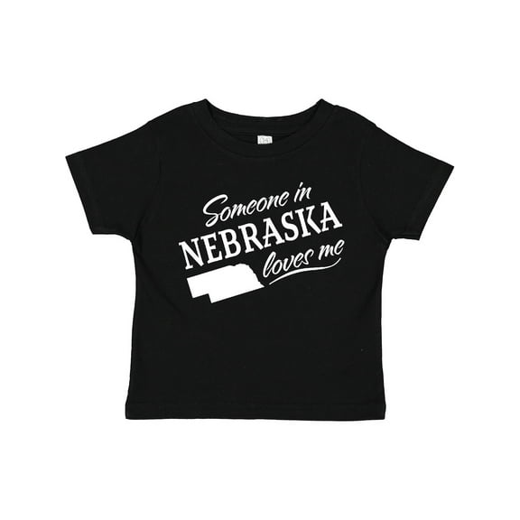 Inktastic Someone in Nebraska Loves Me Boys or Girls Toddler T-Shirt