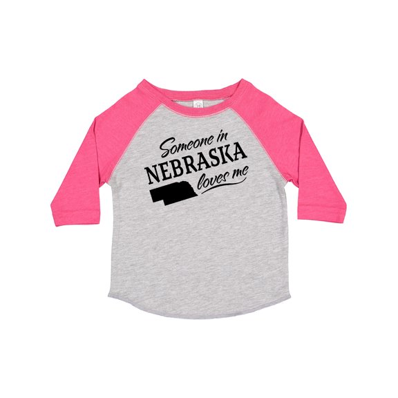 Inktastic Someone in Nebraska Loves Me Boys or Girls Toddler T-Shirt