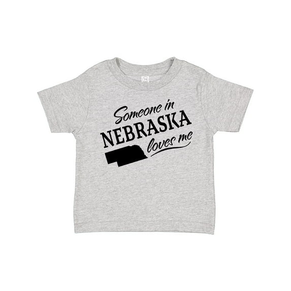 Inktastic Someone in Nebraska Loves Me Boys or Girls Toddler T-Shirt