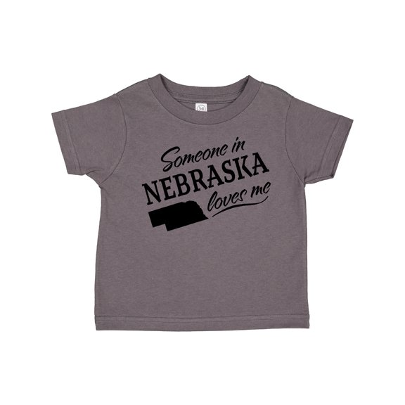Inktastic Someone in Nebraska Loves Me Boys or Girls Toddler T-Shirt