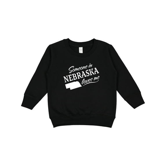 Inktastic Someone in Nebraska Loves Me Toddler Sweatshirt