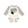 thumbnail image 1 of Inktastic Someone in Nevada Loves Me Boys or Girls Long Sleeve Baby Bodysuit, 1 of 5