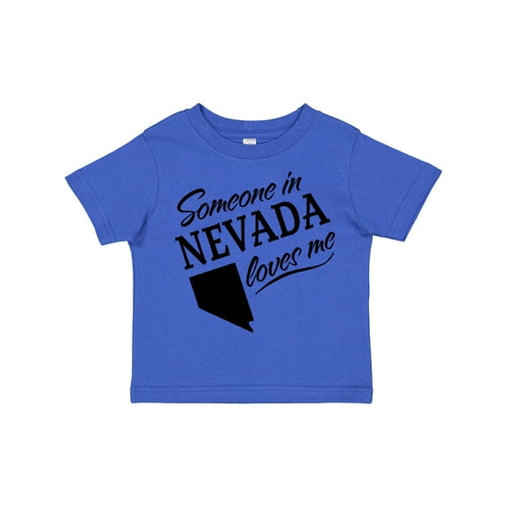 Inktastic Someone in Nevada Loves Me Boys or Girls Toddler T-Shirt