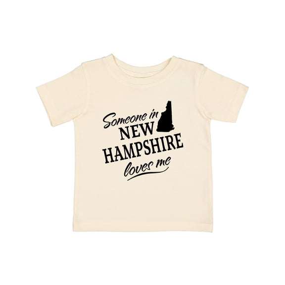 Inktastic Someone in New Hampshire Loves Me Boys or Girls Baby T-Shirt