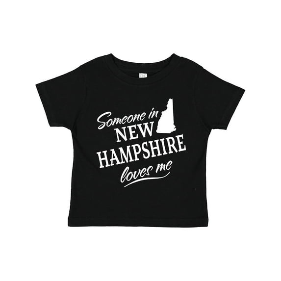 Inktastic Someone in New Hampshire Loves Me Boys or Girls Toddler T-Shirt