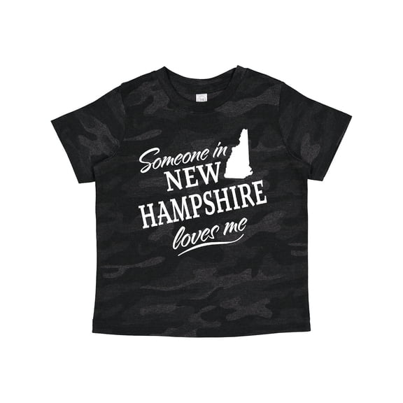 Inktastic Someone in New Hampshire Loves Me Boys or Girls Toddler T-Shirt