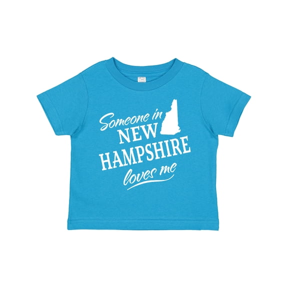 Inktastic Someone in New Hampshire Loves Me Boys or Girls Toddler T-Shirt