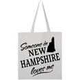 thumbnail image 1 of Inktastic Someone in New Hampshire Loves Me Tote Bag, 1 of 4