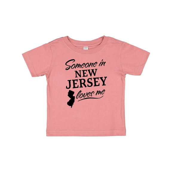 Inktastic Someone in New Jersey Loves Me Boys or Girls Baby T-Shirt