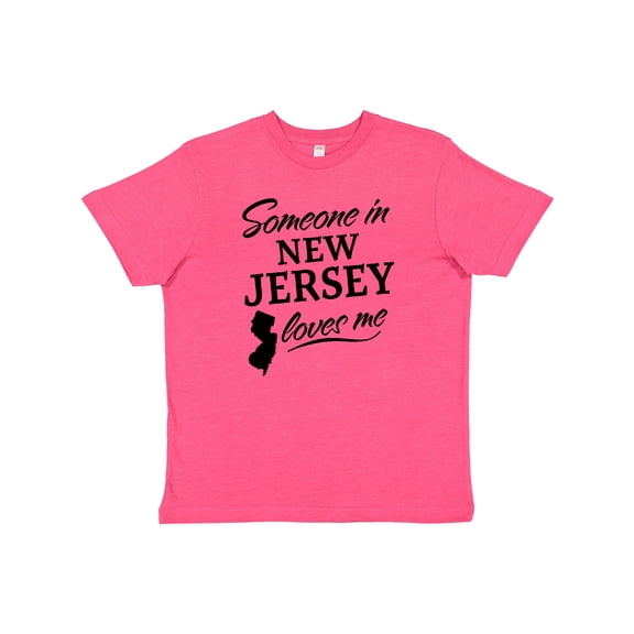 Inktastic Someone in New Jersey Loves Me Youth T-Shirt