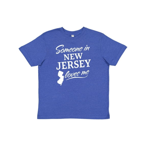 Inktastic Someone in New Jersey Loves Me Youth T-Shirt