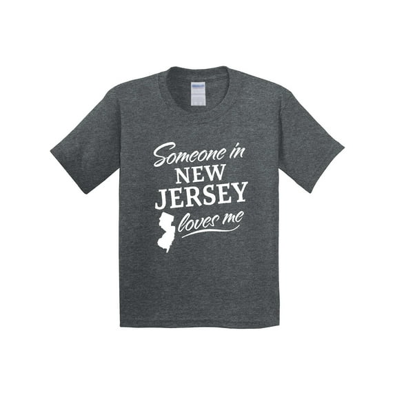 Inktastic Someone in New Jersey Loves Me Youth T-Shirt