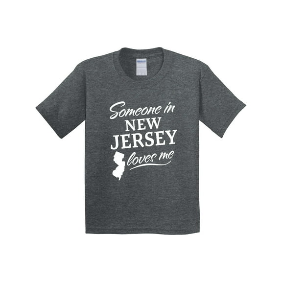 Inktastic Someone in New Jersey Loves Me Youth T-Shirt