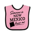 thumbnail image 1 of Inktastic Someone in New Mexico Loves Me Boys or Girls Baby Bib, 1 of 4