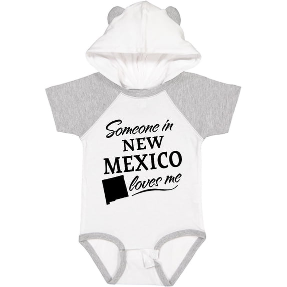 Inktastic Someone in New Mexico Loves Me Boys or Girls Baby Bodysuit