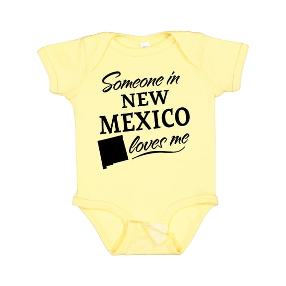 Inktastic Someone in New Mexico Loves Me Boys or Girls Baby Bodysuit