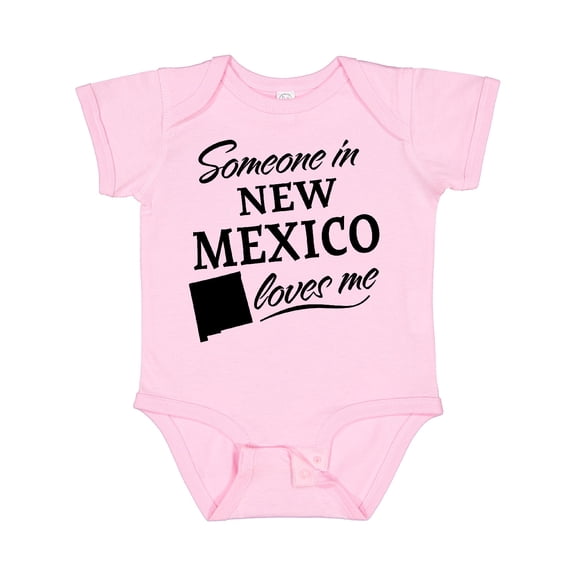 Inktastic Someone in New Mexico Loves Me Boys or Girls Baby Bodysuit