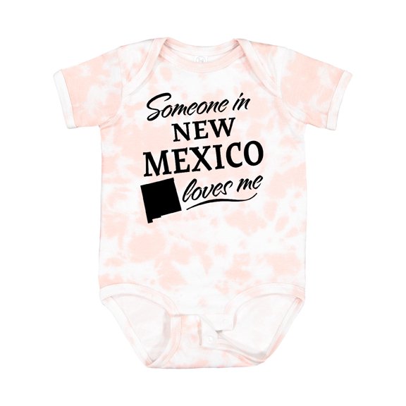 Inktastic Someone in New Mexico Loves Me Boys or Girls Baby Bodysuit