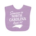 thumbnail image 1 of Inktastic Someone in North Carolina Loves Me Boys or Girls Baby Bib, 1 of 4