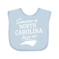thumbnail image 1 of Inktastic Someone in North Carolina Loves Me Boys or Girls Baby Bib, 1 of 4