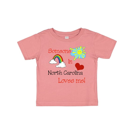 Inktastic Someone in North Carolina Loves Me Boys or Girls Baby T-Shirt