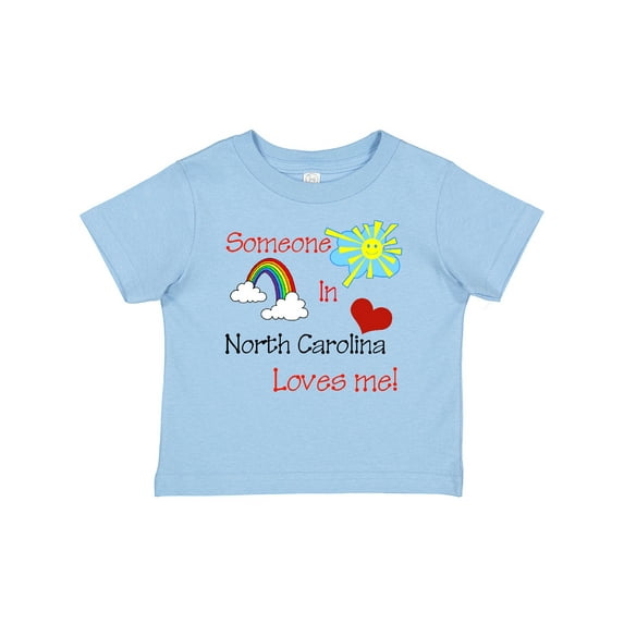 Inktastic Someone in North Carolina Loves Me Boys or Girls Baby T-Shirt