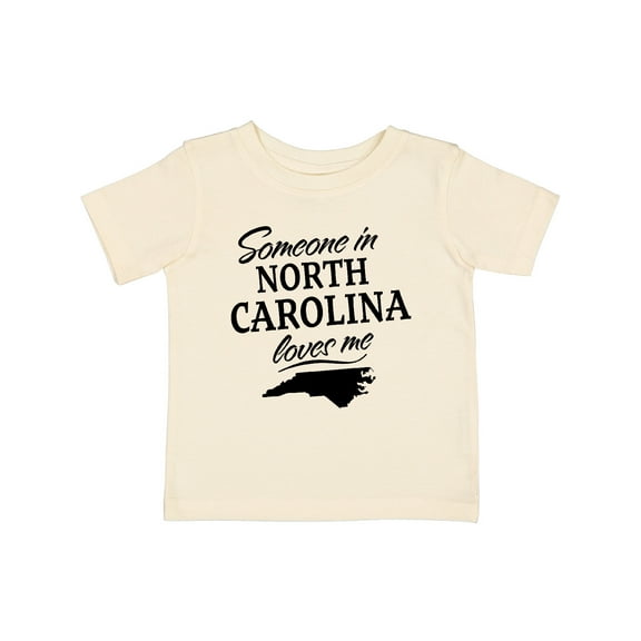 Inktastic Someone in North Carolina Loves Me Boys or Girls Baby T-Shirt