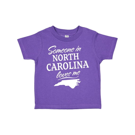 Inktastic Someone in North Carolina Loves Me Boys or Girls Toddler T-Shirt