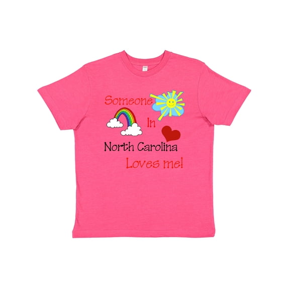 Inktastic Someone in North Carolina Loves Me Youth T-Shirt