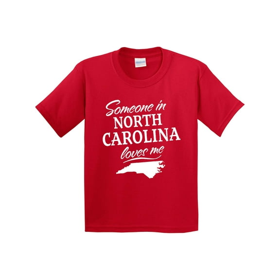 Inktastic Someone in North Carolina Loves Me Youth T-Shirt