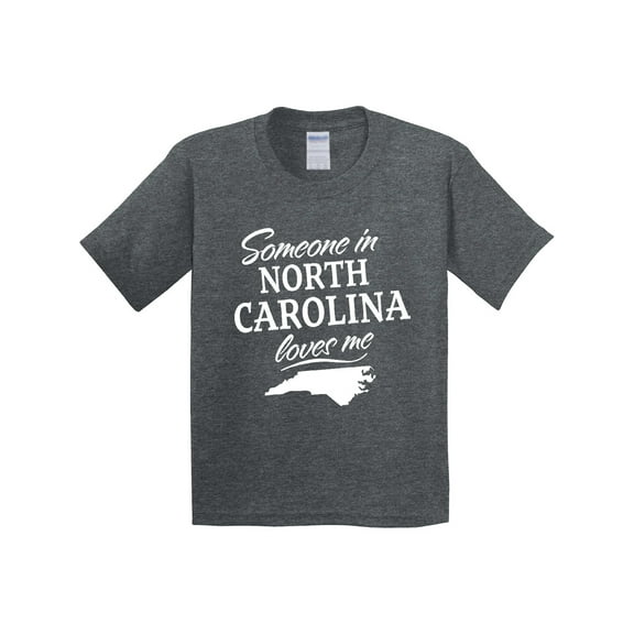 Inktastic Someone in North Carolina Loves Me Youth T-Shirt