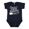 thumbnail image 1 of Inktastic Someone in North Dakota Loves Me Boys or Girls Baby Bodysuit, 1 of 5